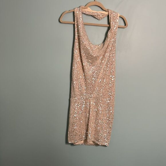 Lovers and Friends Lyon Halter Dress Sequin - Picture 3 of 10